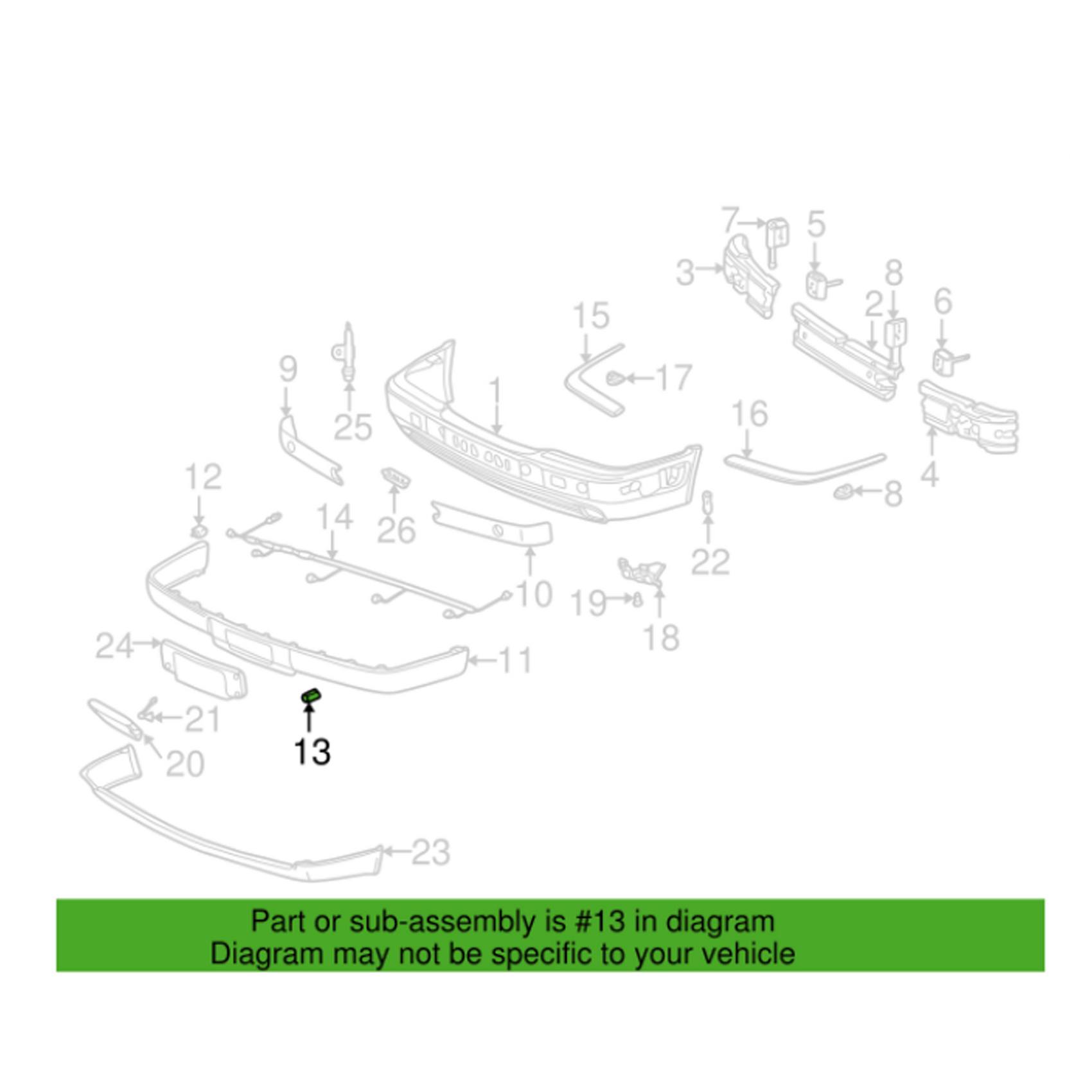 Mercedes Park Assist Sensor - Front and Rear 0005425418